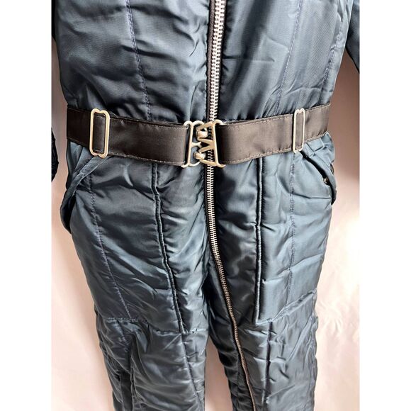 Vintage 1960s Sears Insulated Suit Snowmobile Snowsuit Size 36 or S Short Skiing - Picture 4 of 12
